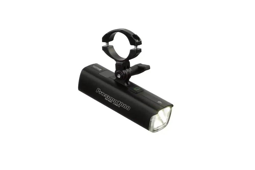 Světlo předníAuthor Proxima 1000 lm/GoPro clamp USB Alloy black Tovární Cena