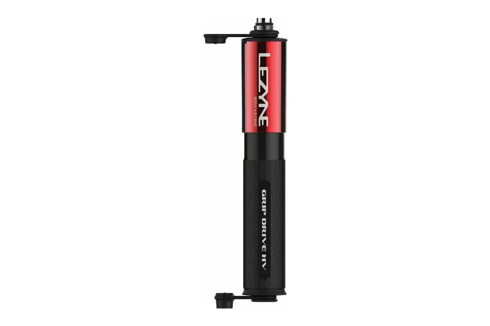 PumpičkaLezyne Grip HV Drive S 90Psi red Vrácení Zdarma