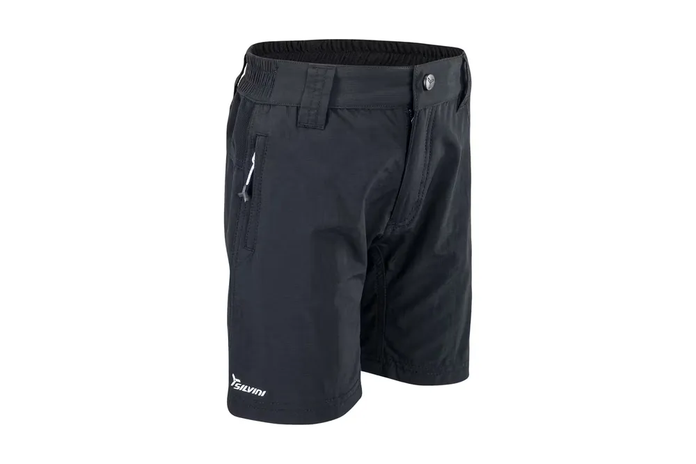 Výprodej KraťasySilvini Arvo CP1631 MTB volné dětské black/white 134-140cm