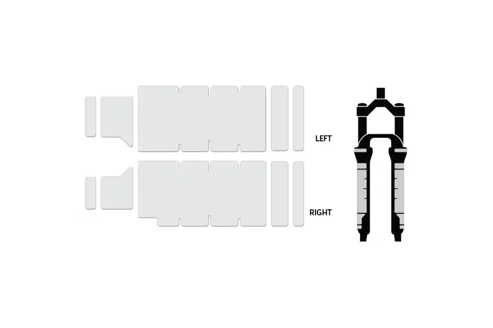 Ochrana vidlice/samolepkyLizard Skins Fork Protector Clear Omezená Nabídka