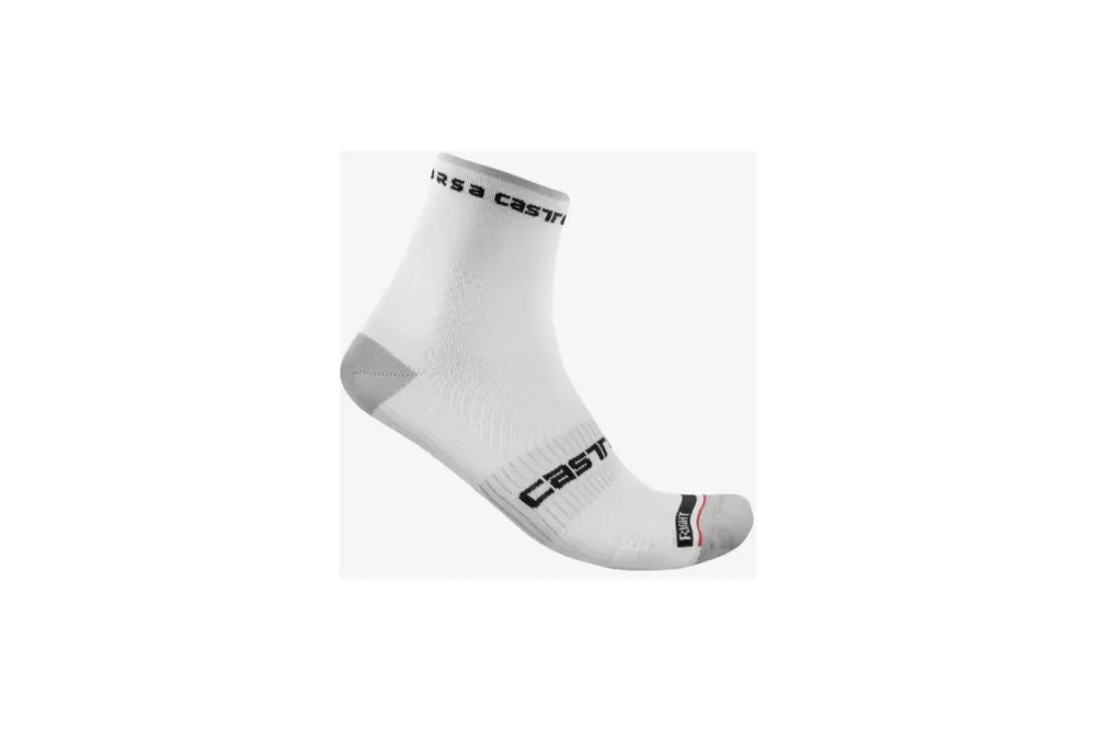 Jen Po Omezenou Doba PonožkyCastelli Rosso Corsa Pro 9 4521027 white XXL/44-47