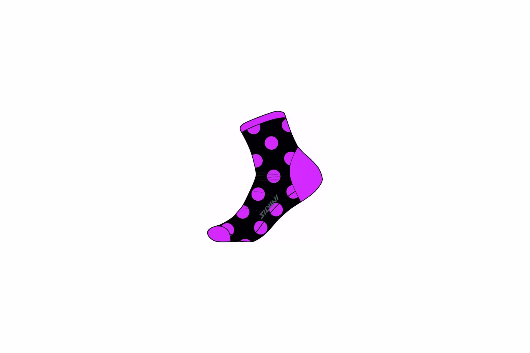 Kup Teď PonožkySilvini Bevera UA1659 fuchsia/black