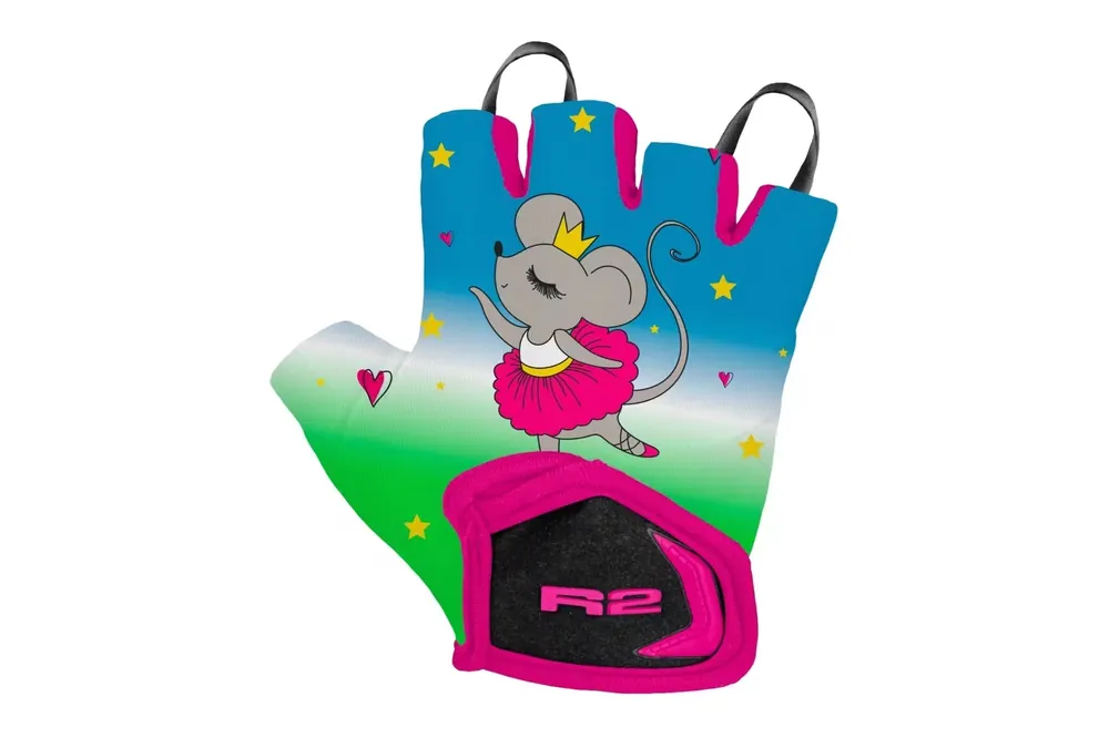 Nejprodávanější RukaviceR2 Voska SF dětské blue/green/pink mouse