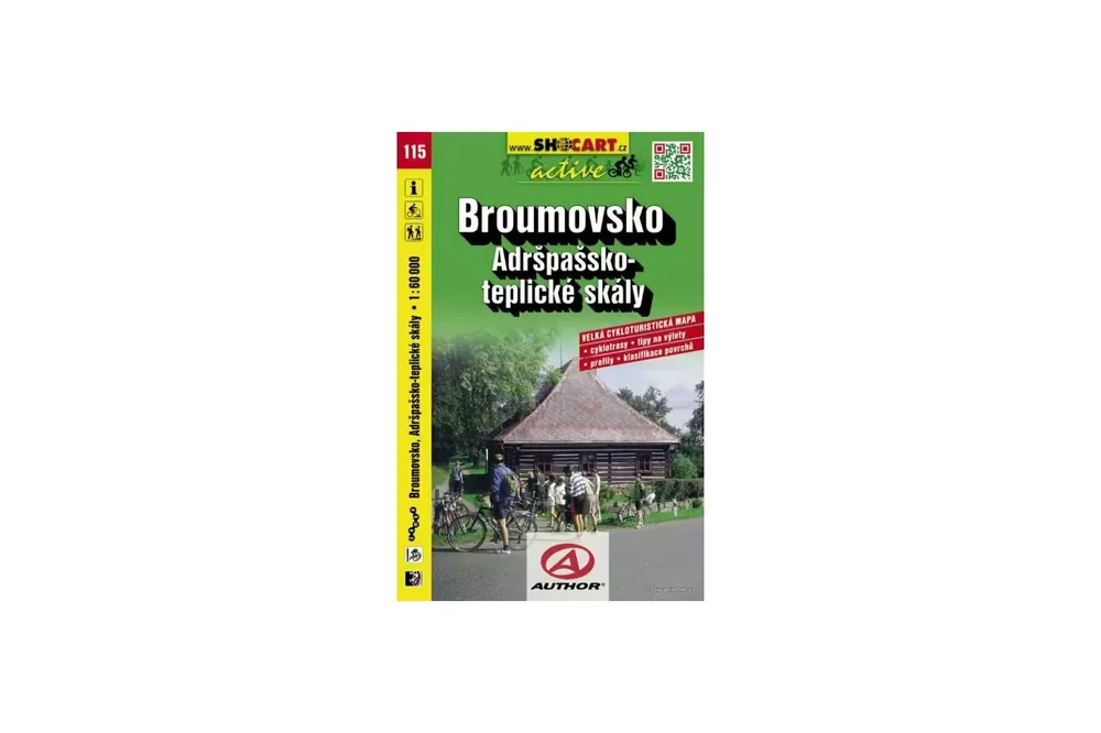 Speciální Cena MapaShocart (115) 1:60 Broumovsko,Adršpašsko-teplické skály