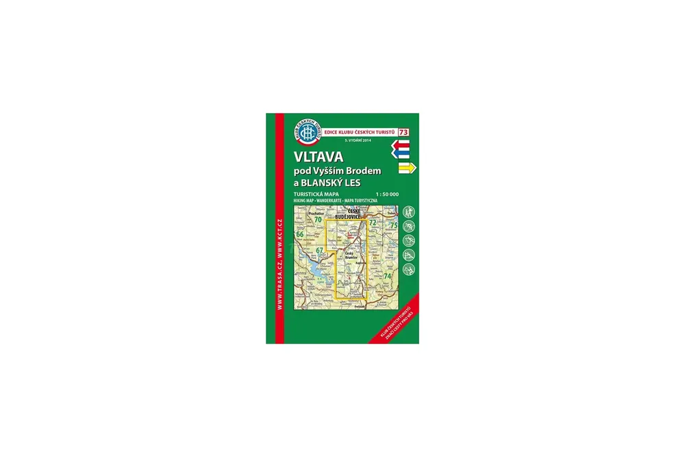 MapaKČT (73) 1:50 Vltava pod Vyšším Brodem Top Prodej