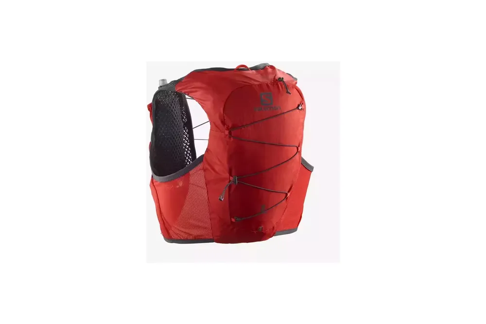 Originální BatohSalomon Active Skin 8 Set+flasks 19096 fiery red/ebon L