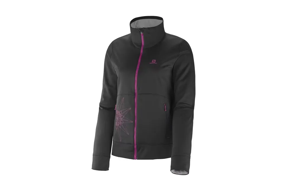 Sleva MikinaSalomon Cruz Hoodie FZ 2 363501 blk dámská S