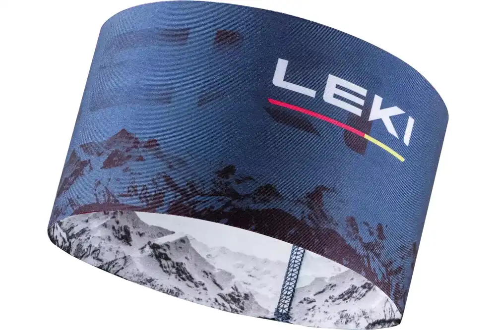 Finální Výprodej ČelenkaLeki XC Headband 352255102 dark denim/white/poppy red
