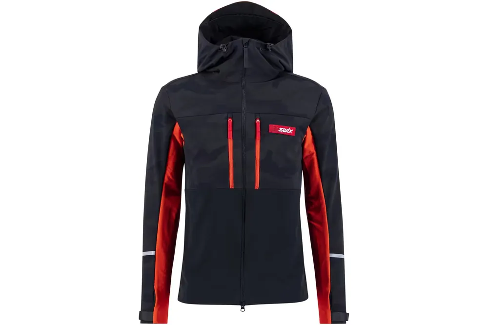 Cenový Hit BundaSwix Surmount Soft Shield 12651 pánská Black/Fiery Red