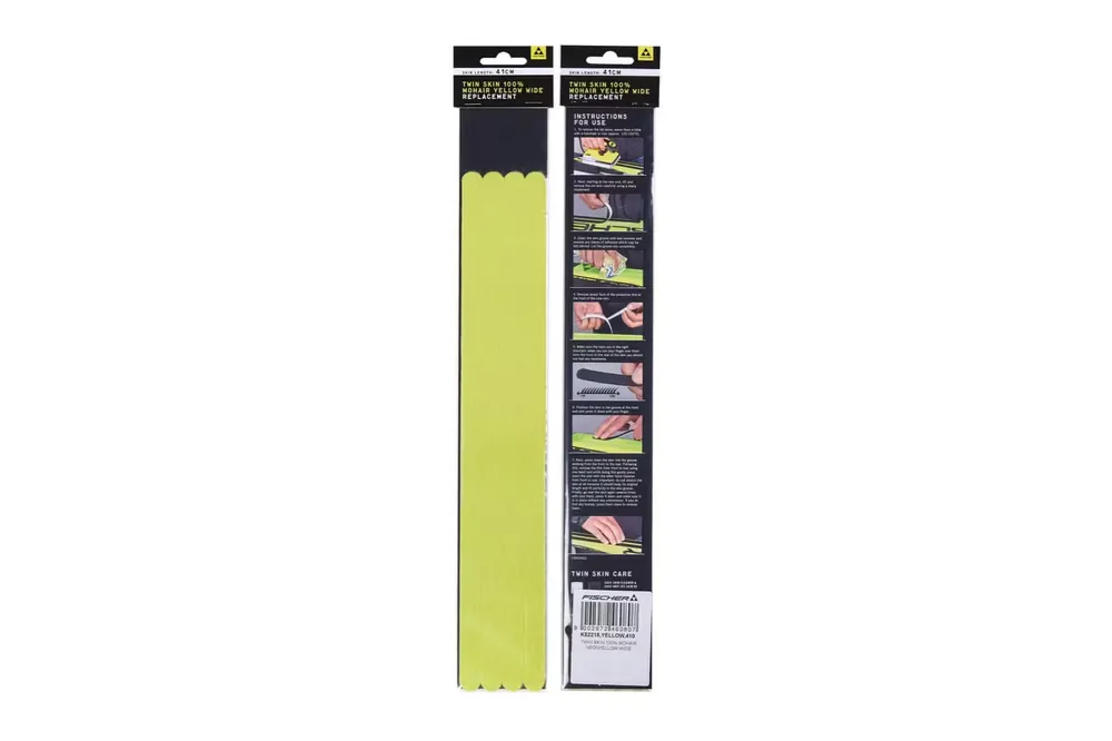 Originální Odrazové pásyFischer Twin Skin Mohair Wide K52218 yellow 4ks 2022/23