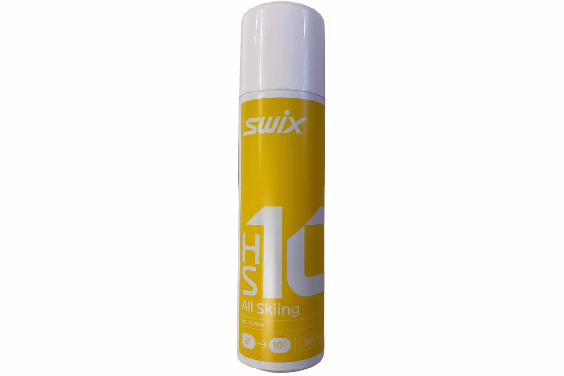 Tekutý skluzný voskSwix HS10 High Speed Liquid yellow +2°C/+10°C spray 125ml Výprodej