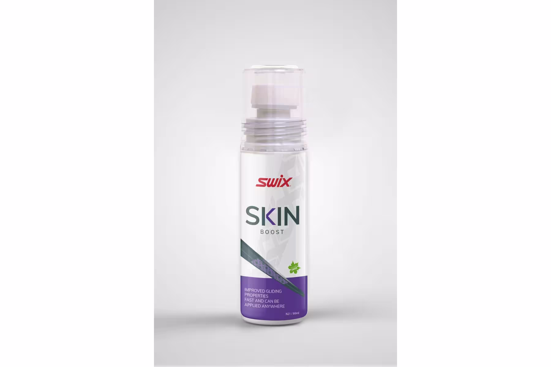 Tekutý skluzný vosk pásuSwix Skin Boost N21 tekutý s aplikátorem 80ml Tovární Cena