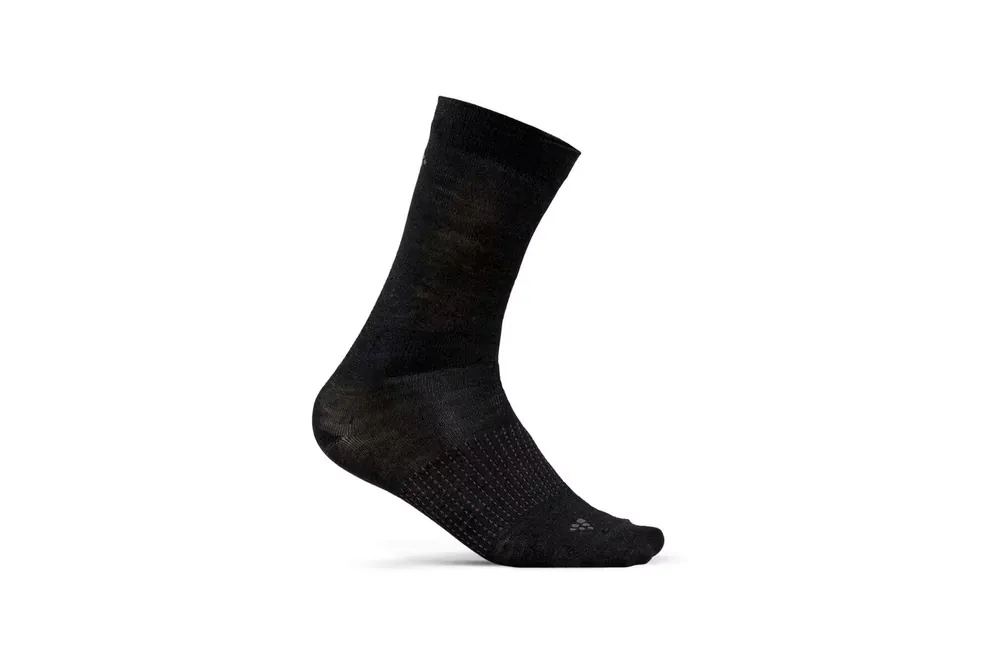 Akční Nabídka PonožkyCraft 2-pack Wool Liner 1907903 black 999000 XL/46-48