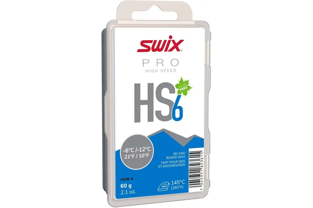 Must-Have Skluzný voskSwix HS6 blue -6°C/-12°C 60g