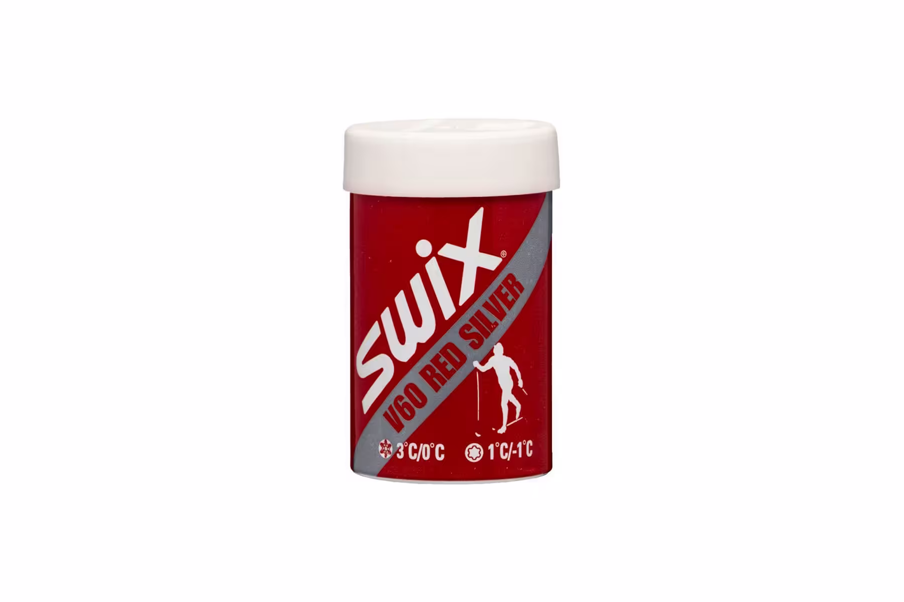Pevný odrazový voskSwix V60 red/silver 45g Nová Kolekce