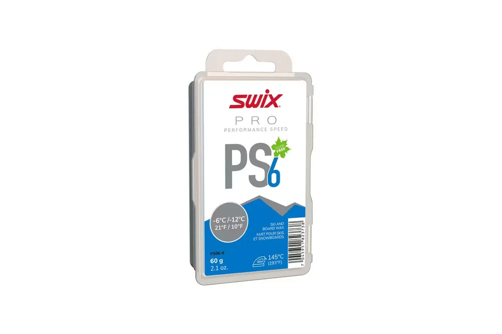 Expresní Doručení Skluzný voskSwix PS6 blue -6°C/-12°C 60g