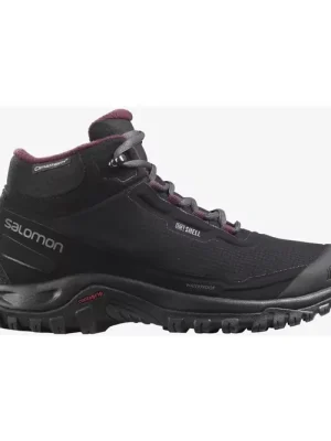 Vysoce Kvalitní ObuvSalomon Shelter CS WP 411105 dámské black/ebony/winetas