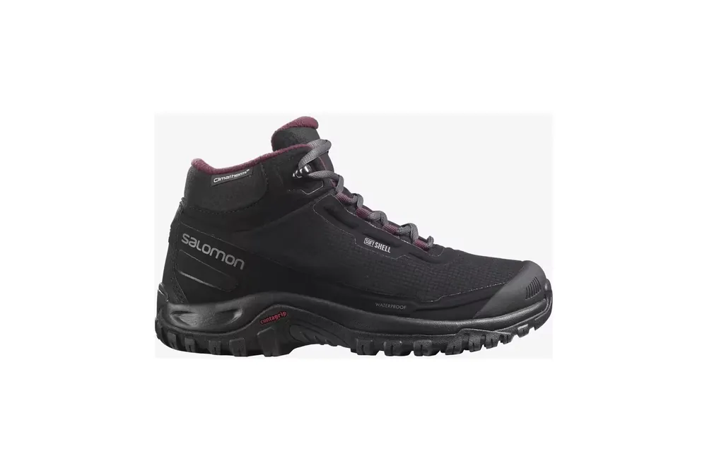 Vysoce Kvalitní ObuvSalomon Shelter CS WP 411105 dámské black/ebony/winetas