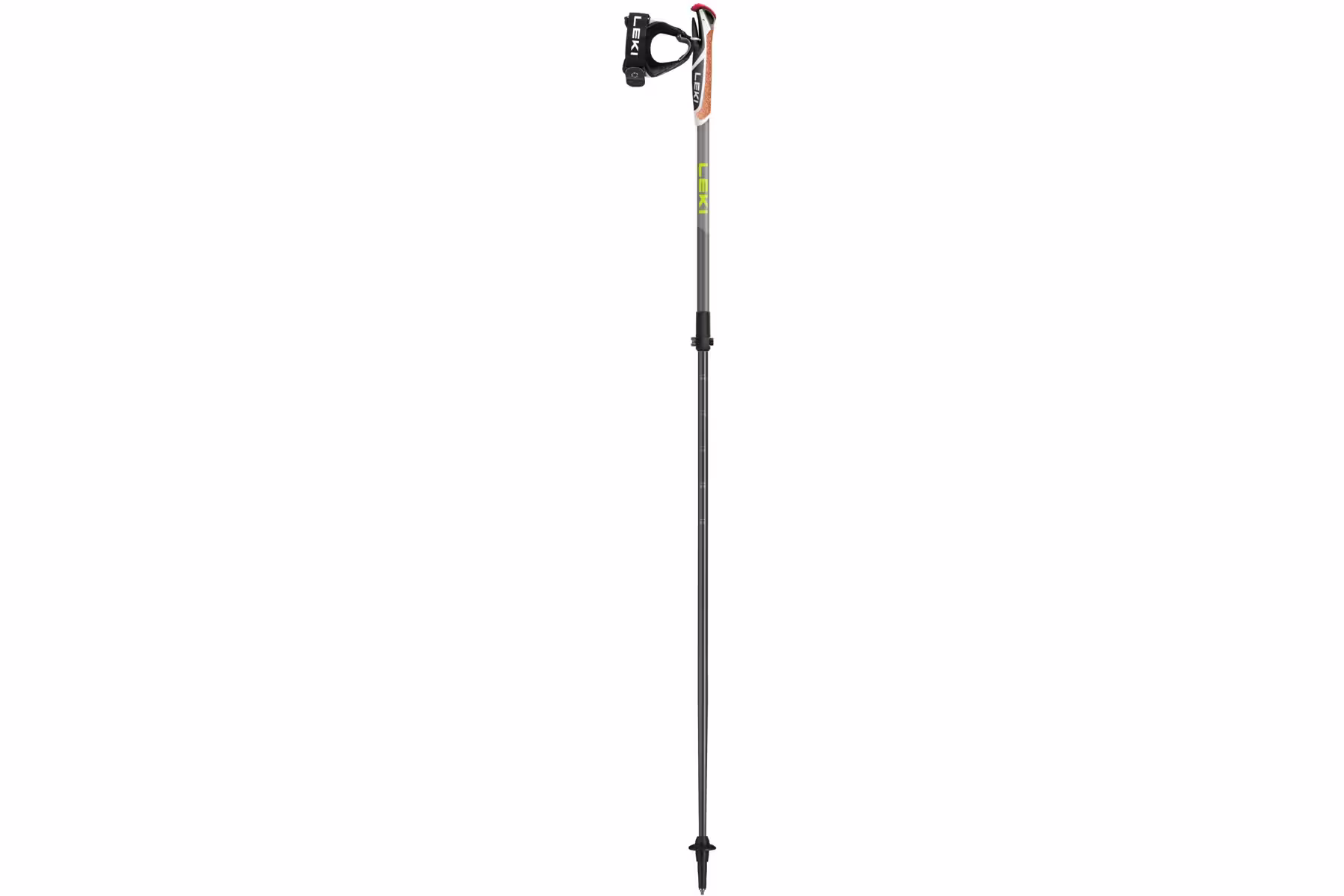 Akční Cena Nordic walking hůlkyLeki Spin Shark SL silvergray/anthracite/lime 100-130cm