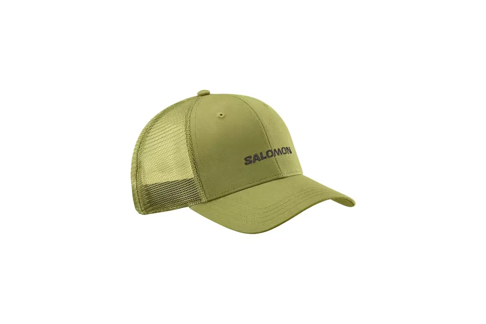 ČepiceSalomon Logo Trucker Cap 28372 cardamon seed Cenová Bomba