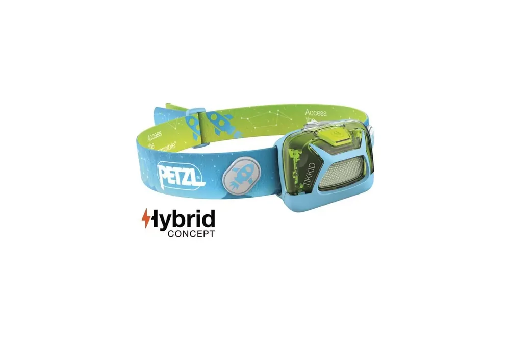 ČelovkaPetzl Tikkid Hybrid 20lm E091BA00 blue Must-Have