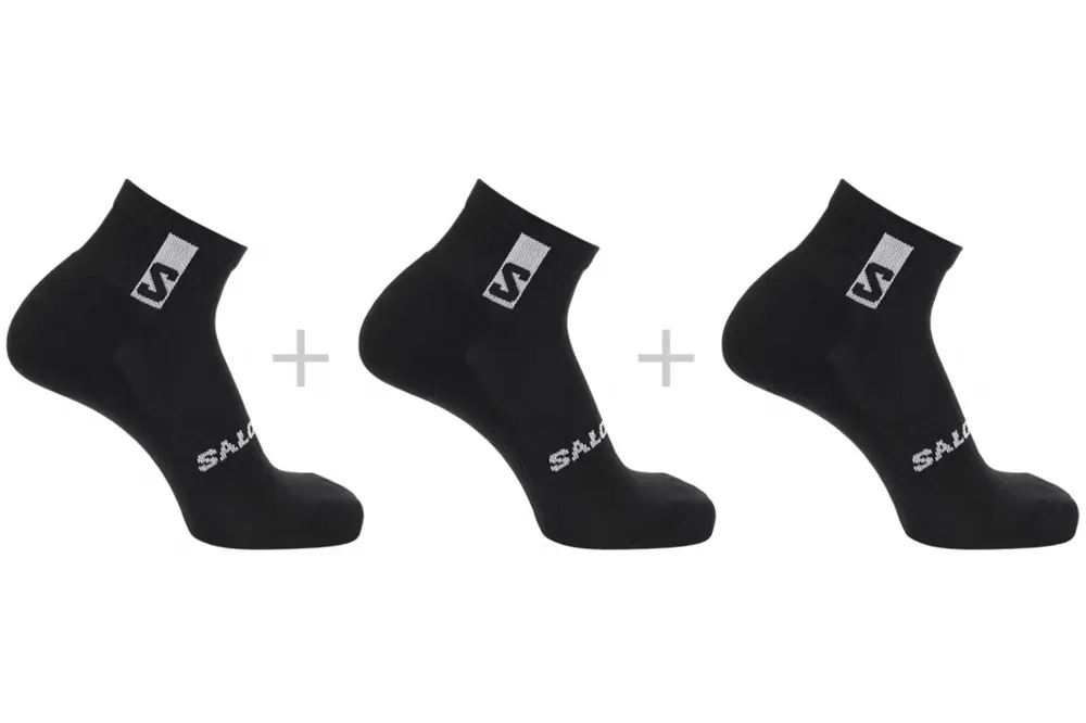 PonožkySalomon Everyday Ankle 3-pack 20866 black/black Pouze Dnes