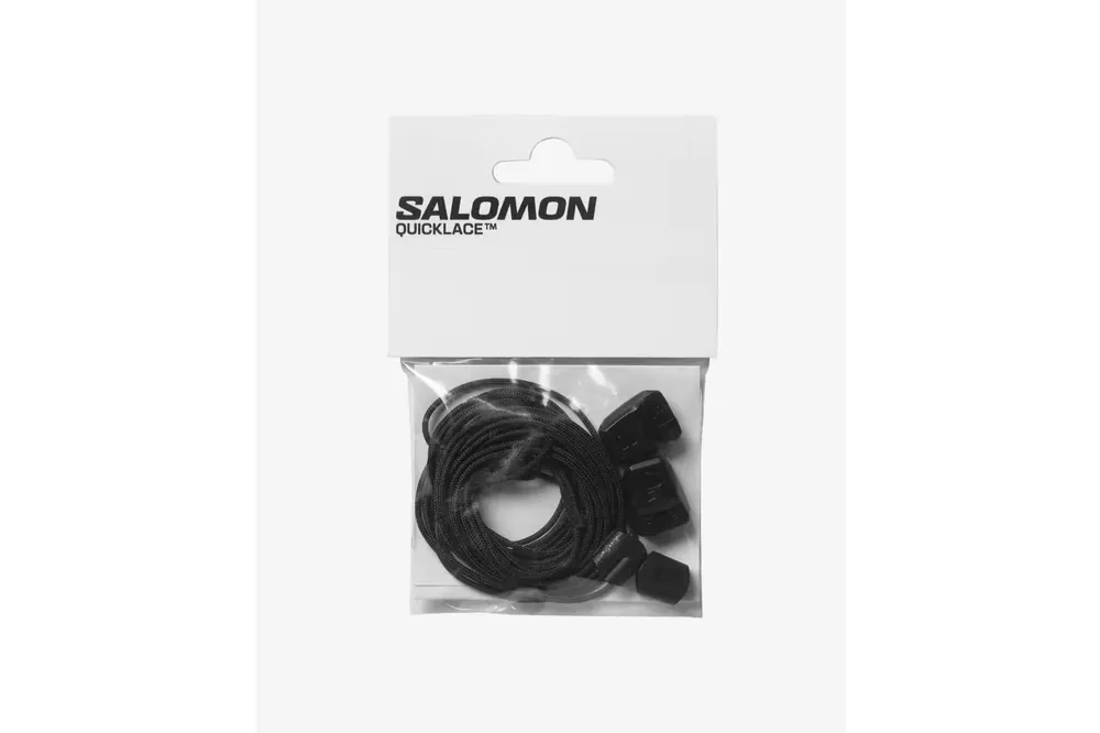 TkaničkySalomon Quicklace L47379700 black Cenová Bomba