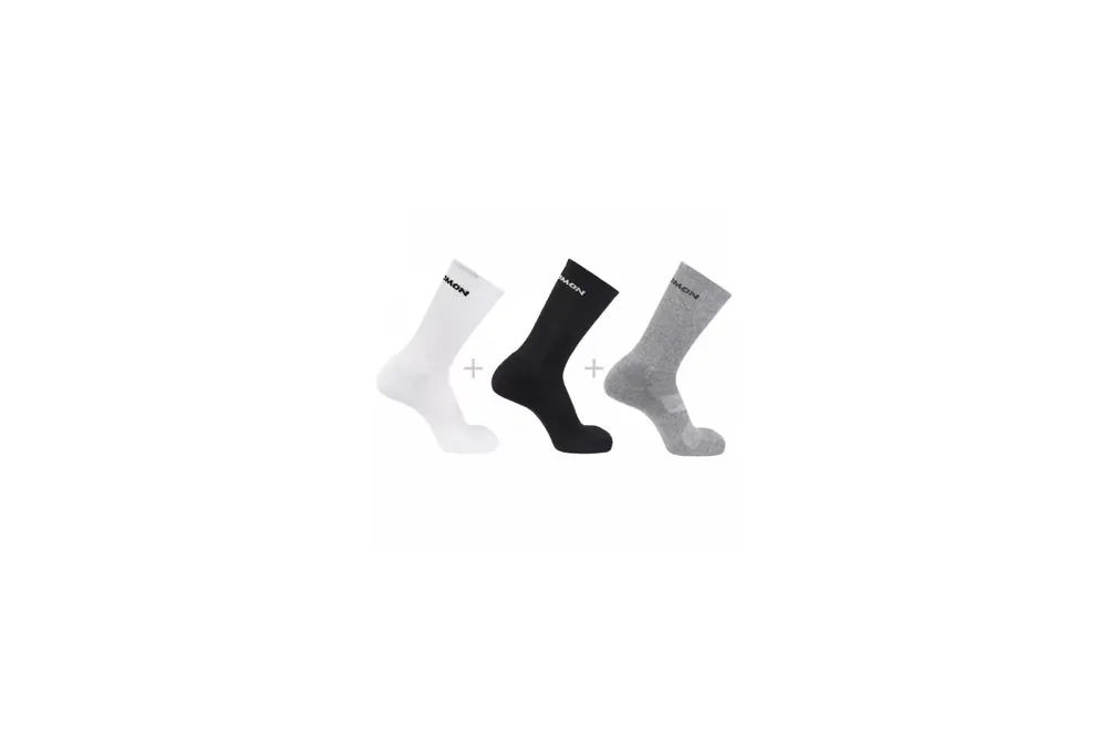 Ověřený PonožkySalomon Everyday Crew 3-pack 20862 black/white