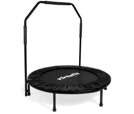 Časově Omezené Skládací trampolína s držadlem VIRTUFIT 100 cm černá