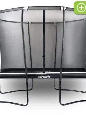Trampolína VIRTUFIT Premium s ochrannou sítí Černá 213 x 305 cm Ověřený