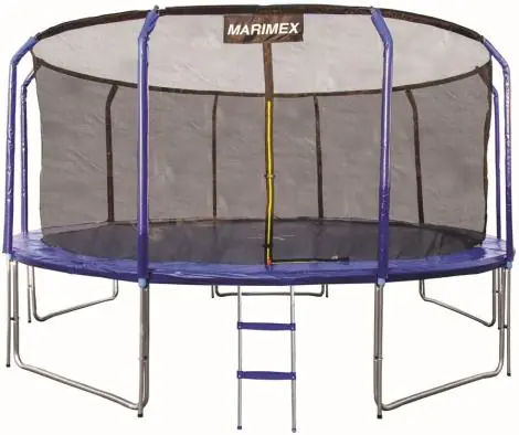 Dokud Zásoby Vydrží Trampolína Marimex Standard 457 cm + vnitřní ochranná síť + schůdky ZDARMA