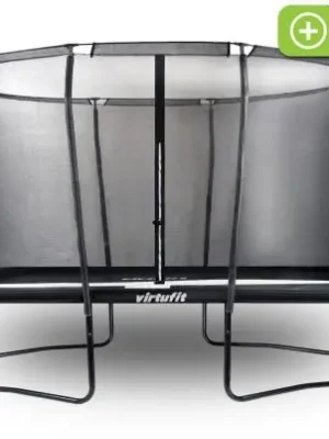 Trampolína VIRTUFIT Premium s ochrannou sítí Černá 244 x 366 cm Značkový
