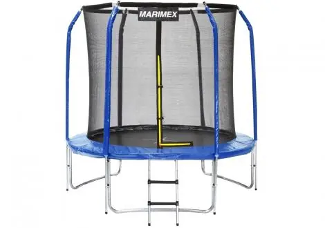 Trampolína Marimex 244 cm + vnitřní ochranná síť + žebřík Nejprodávanější