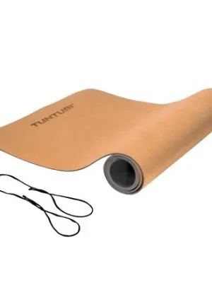 Podložka na jógu - korková TUNTURI Cork TPE Yoga Mat Vrácení Zdarma