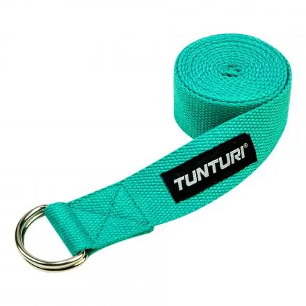 Cenová Bomba Popruh na jogu TUNTURI Yoga Straps 200 cm azurový