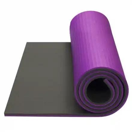 Bezpečná Platba Podložka Fitness Super Elastic YATE 190 cm fialová/šedá