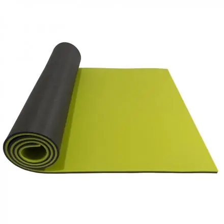 Top Prodej Podložka na cvičení dvouvrstvá 12 mm 190 cm Maxi YATE černá/hráškově zelená