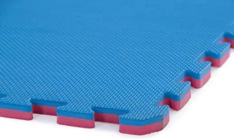 TRINFIT Tatami Karate T20 T-pattern - 100 x 100 x 2 cm - červená/modrá Nízká Cena