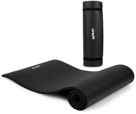 Doprava Zdarma Podložka na cvičení VIRTUFIT NBR Fitnessmat 180 x 60 x 1,5 cm černá