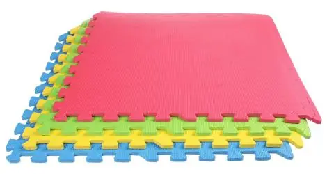 Originální Fitness podložka Colored Puzzle MERCO mix barev 4 ks