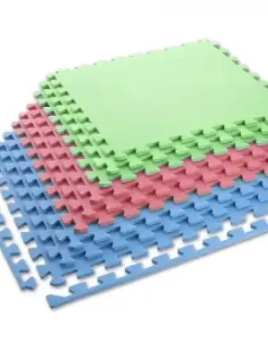 Ochranná puzzle podložka MP10 zelená-modrá-červená Omezená Nabídka
