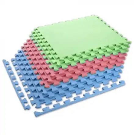 Ochranná puzzle podložka MP10 zelená-modrá-červená Omezená Nabídka