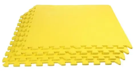 Kup Teď Fitness podložka Colored Puzzle MERCO žlutá 4 ks