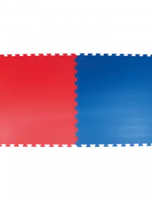 Tatami GYM 100 x 100 x 2 cm modrá červená YATE Nejlepší Volba