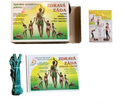 Časově Omezené SM Systém set 2 - kniha Zdravá záda + El. lano + DVD 11 cviků