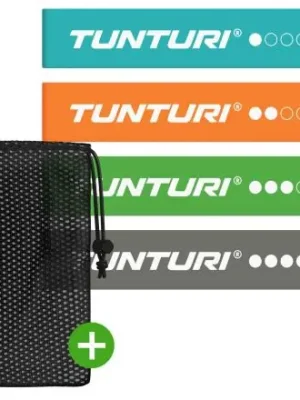 Nejlepší Volba Set posilovacích gum TUNTURI Mini Resistance Band Set 4 ks