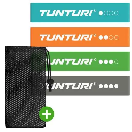 Nejlepší Volba Set posilovacích gum TUNTURI Mini Resistance Band Set 4 ks