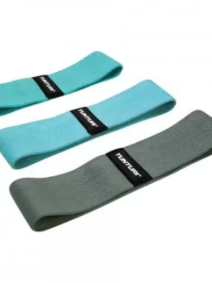 Must-Have Set textilních odporových gum TUNTURI Booty - 3 kusy