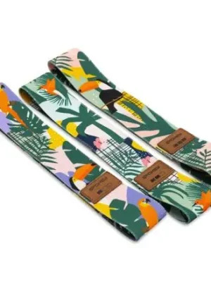 Sada fitness bavlněných gum SPOKEY HOME JUNGLE SET 3 ks + obal Must-Have