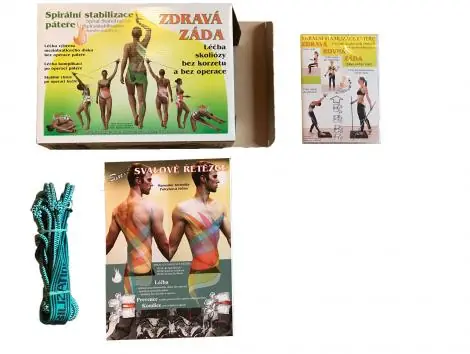 Horká Nabídka SM Systém set 3 - kniha Svalové řetězce + El. lano + DVD 11 cviků